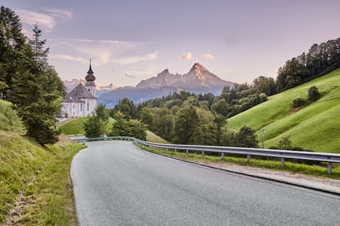 Gemeinde Berchtesgaden Landkreis Berchtesgadener_Land Maria Gern Wallfahrtskirche (Dirschl Johann) Deutschland BGL